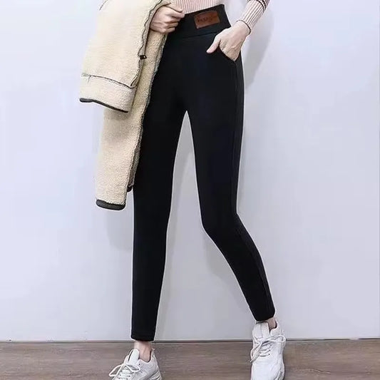 Thermal Women’s Leggings – High Waist, Winter Warm, Velvet Elastic Pants