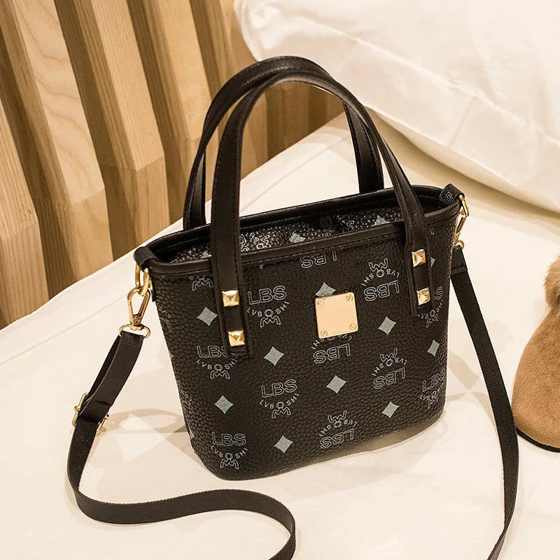 2025 Women’s Mini Bucket Bag – Vintage Top Handle Crossbody Purse, Small Retro Shoulder Handbag, Free Shipping