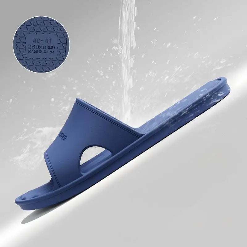 Men’s Summer Indoor Slippers – Soft, Non-Slip Bathroom & Home Shoes for Men and Couples