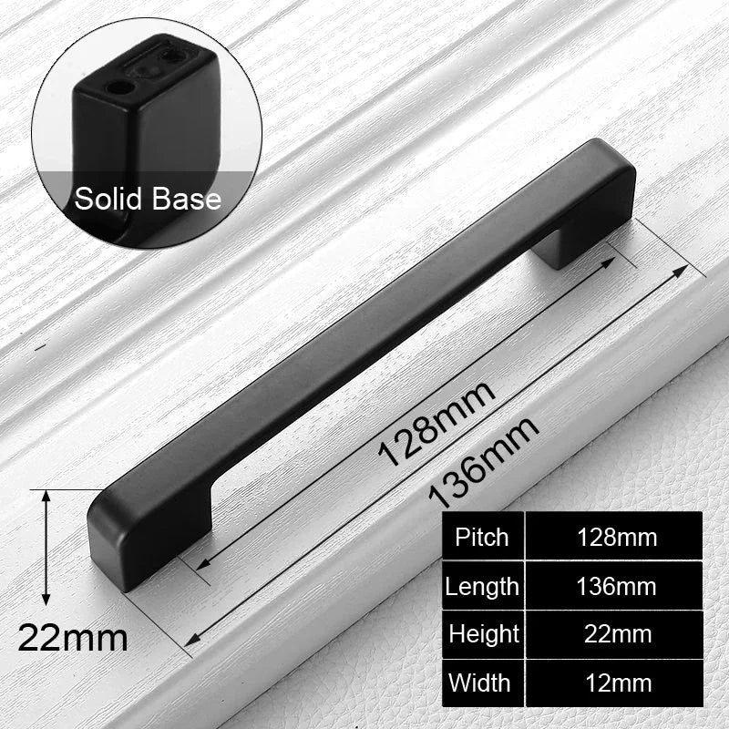 Black Cabinet Handles & Knobs – Modern Drawer Pulls, Cupboard & Kitchen Furniture Hardware