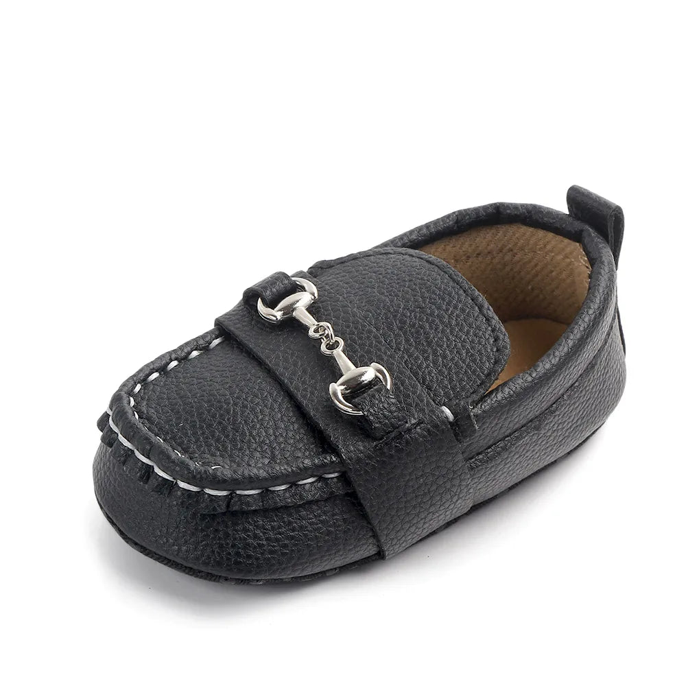 Baby Slip-On Shoes — Soft PU & Cotton, Unisex Newborn, Spring/Autumn