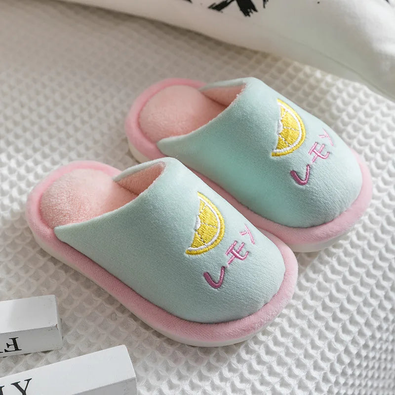 Kids Winter Warm Slippers – Cotton Home Shoes for Boys & Girls