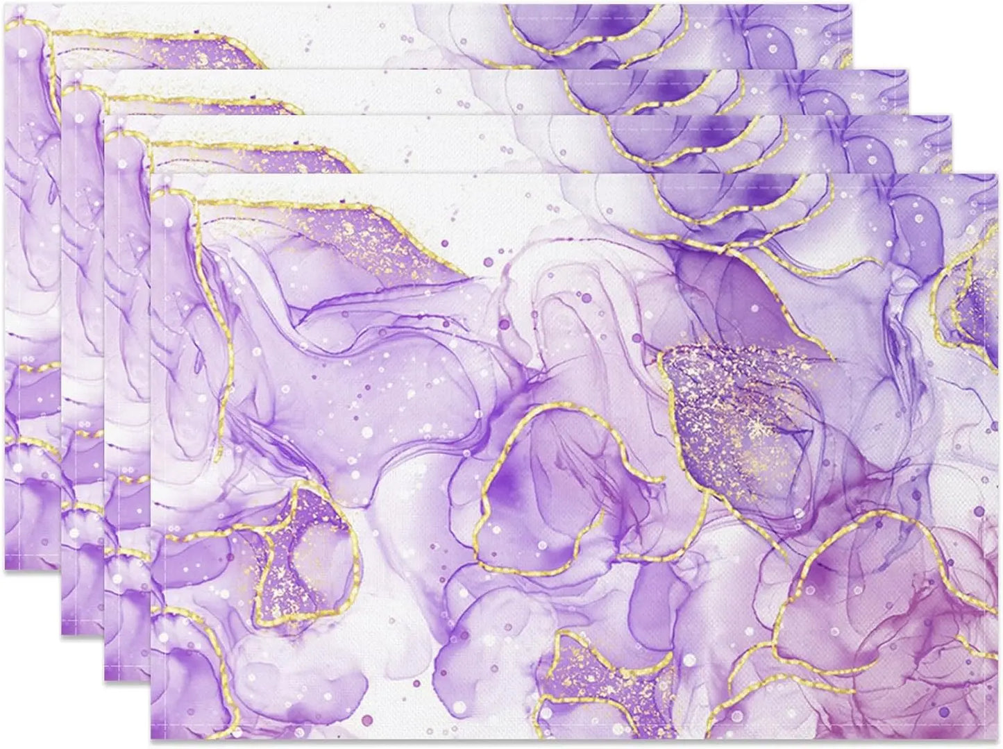 Modern Marble Placemats Set for Kitchen & Dining Table