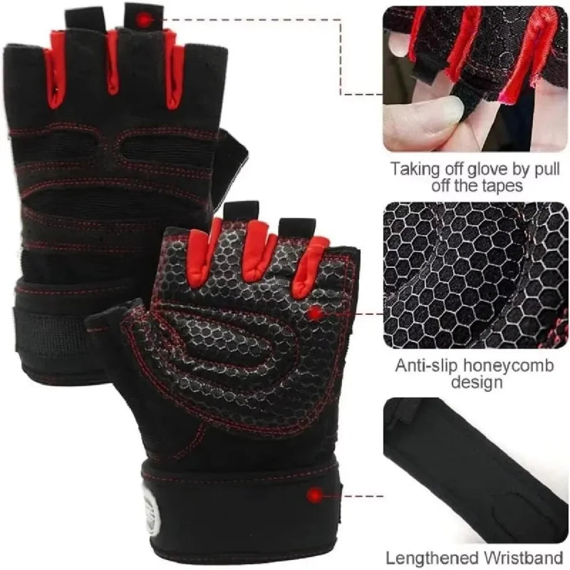 Gym Gloves – Shockproof Grip & Wrist Support