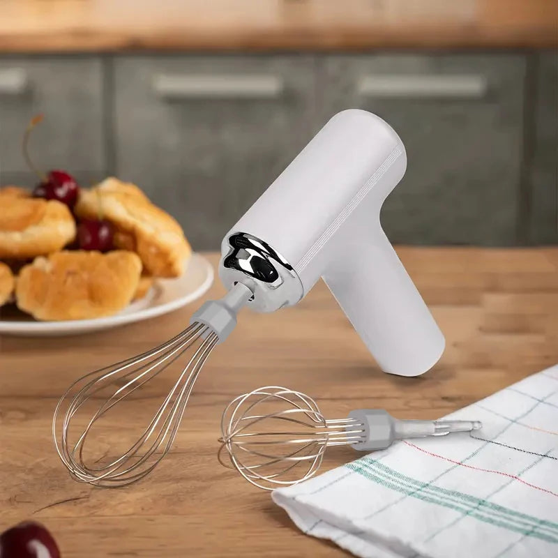 Portable USB Electric Egg Beater – Compact Mixer for Cakes & Pastries