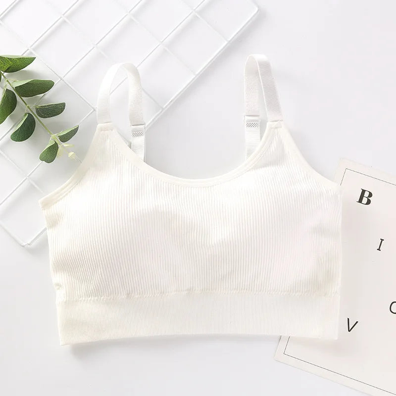 Women’s Cotton Tube Top Bra – Seamless, Push-Up, Beauty Back, No Steel Ring