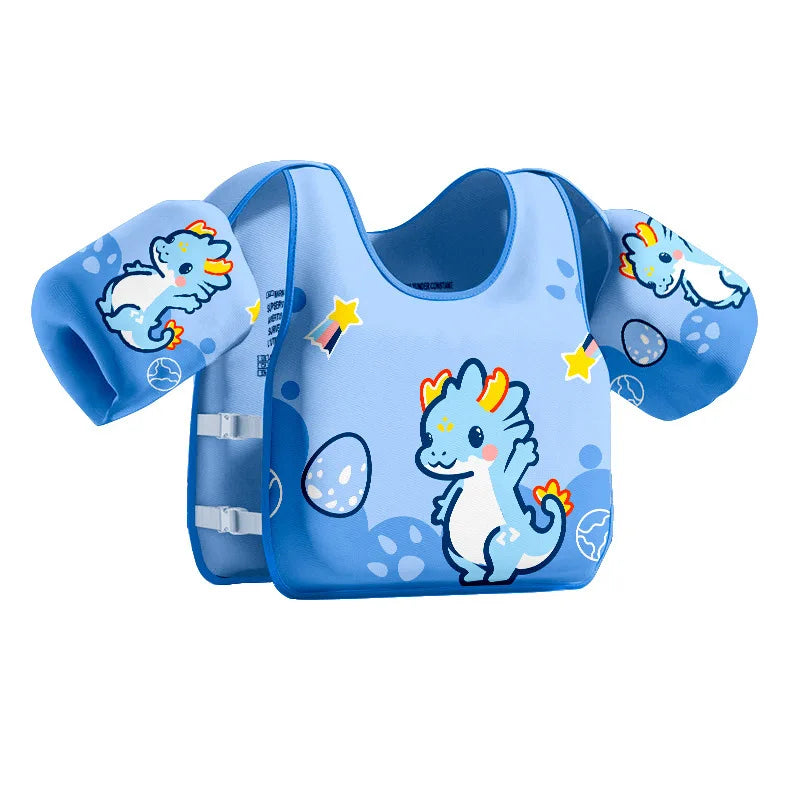 Baby Swim Vest — Non-Inflatable Float with Arm Sleeves for Boys & Girls