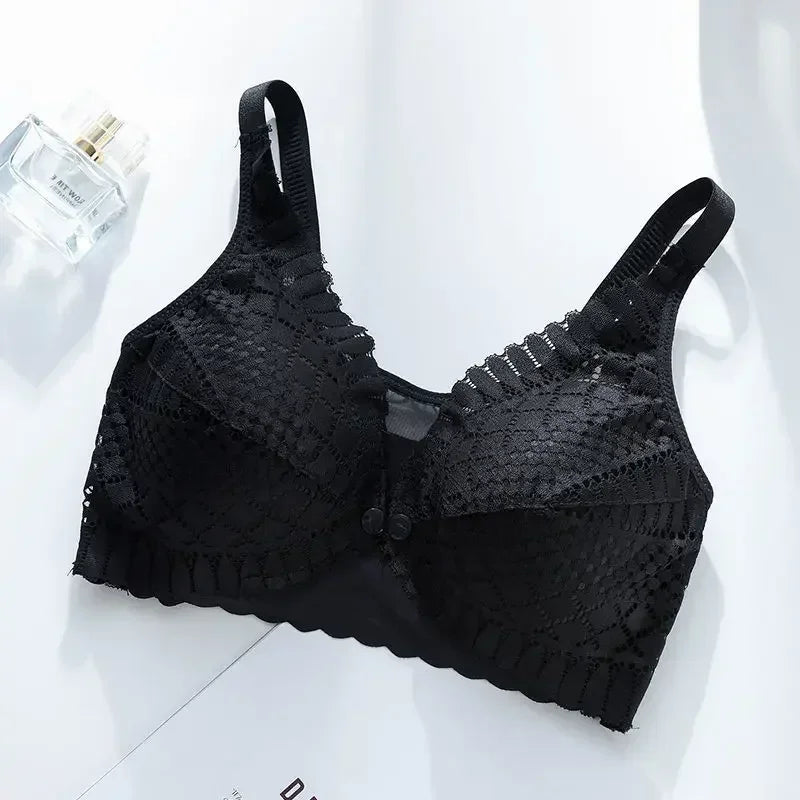 Front Button Nursing Bra – Adjustable Maternity Breastfeeding Bra