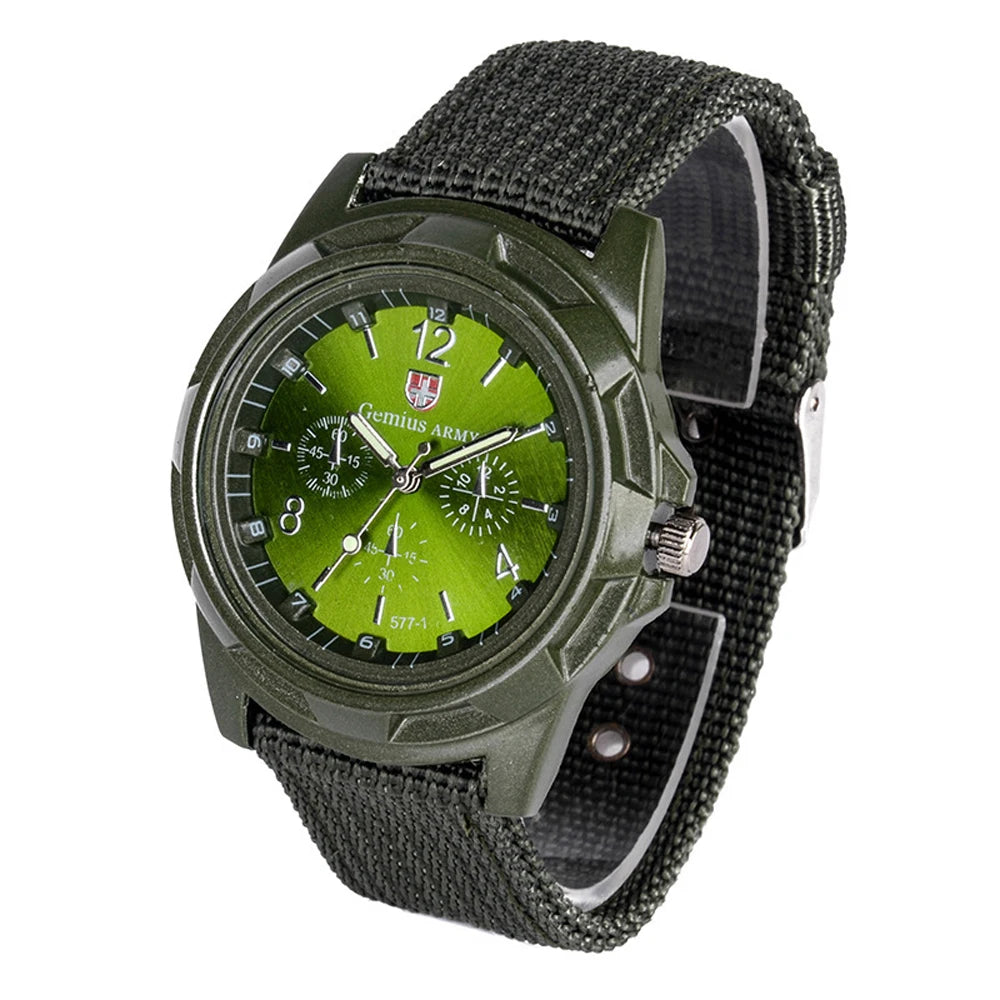 2025 New Men’s Classic Sports Quartz Watch with Nylon Band