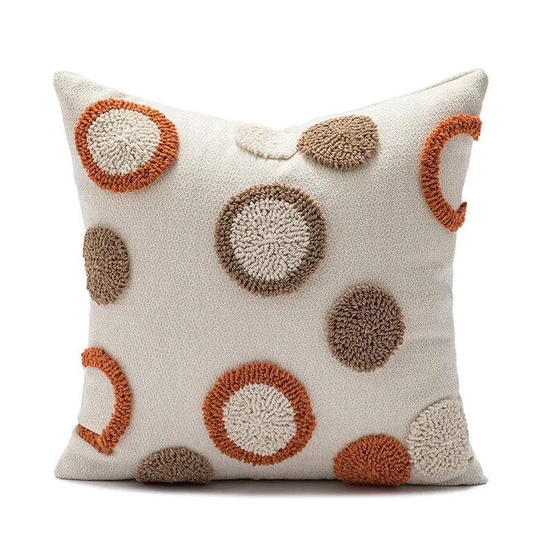 Cotton Embroidered Pillow Cover – Sofa/Home Decor