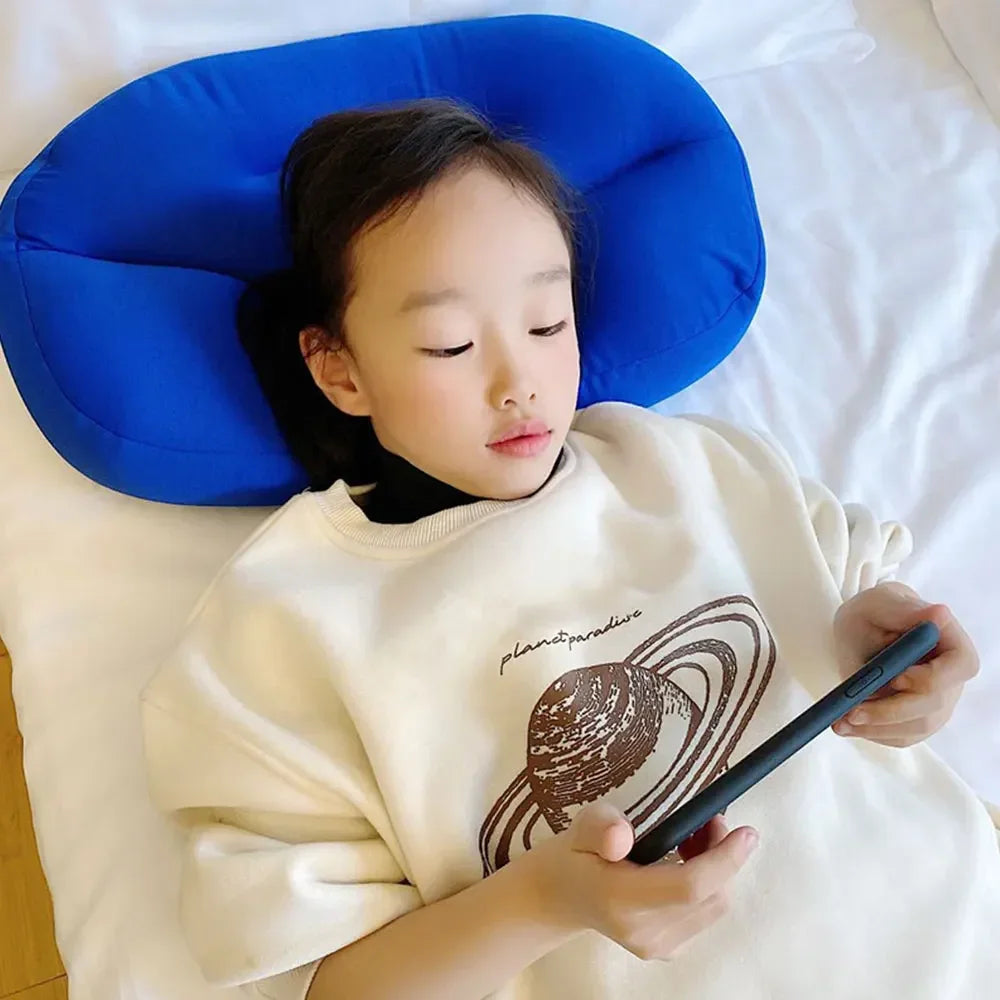 Egg-Shaped Memory Foam Neck Pillow – Soft Orthopedic Butterfly Cushion