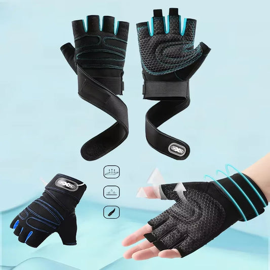 Gym Gloves – Shockproof Grip & Wrist Support