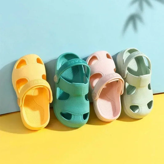 Kids’ Summer Sandals – Soft Anti-Slip Hole Shoes for Boys & Girls, Perfect for Beach & Home (Ages 1–3)