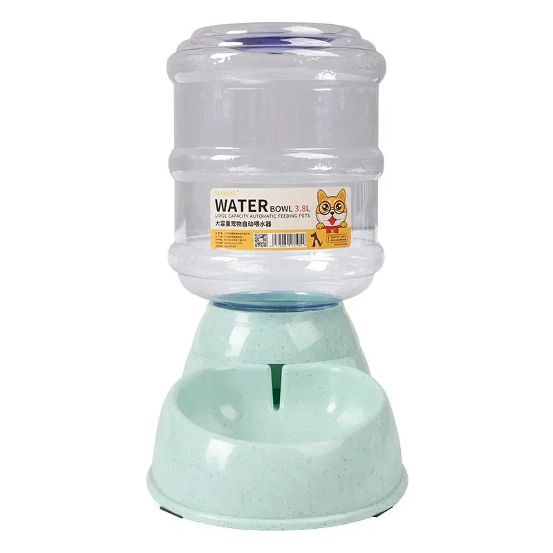 Automatic Pet Feeder & Water Dispenser – Dog & Cat Feeding Bowl