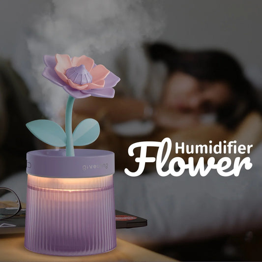 2024 USB Portable Humidifier – Ultrasonic Cool Mist Aroma Diffuser, Colorful Cup Design with LED Light & Air Purifier Function