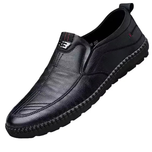 Men’s PU Leather Loafers – Slip-On Casual Shoes for Walking, Driving & Office