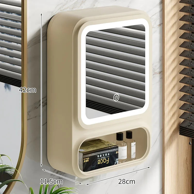 No-Drill Bathroom Shelf – Wall-Mounted Shower & Cosmetics Organizer