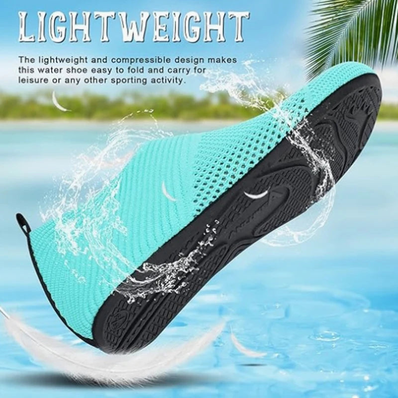 Unisex Quick-Dry Water Shoes – Barefoot Aqua Socks with Translucent Soles