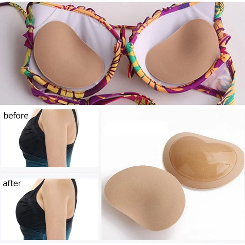 Push-Up Bikini Pads – Thick, Breathable Inserts for Women