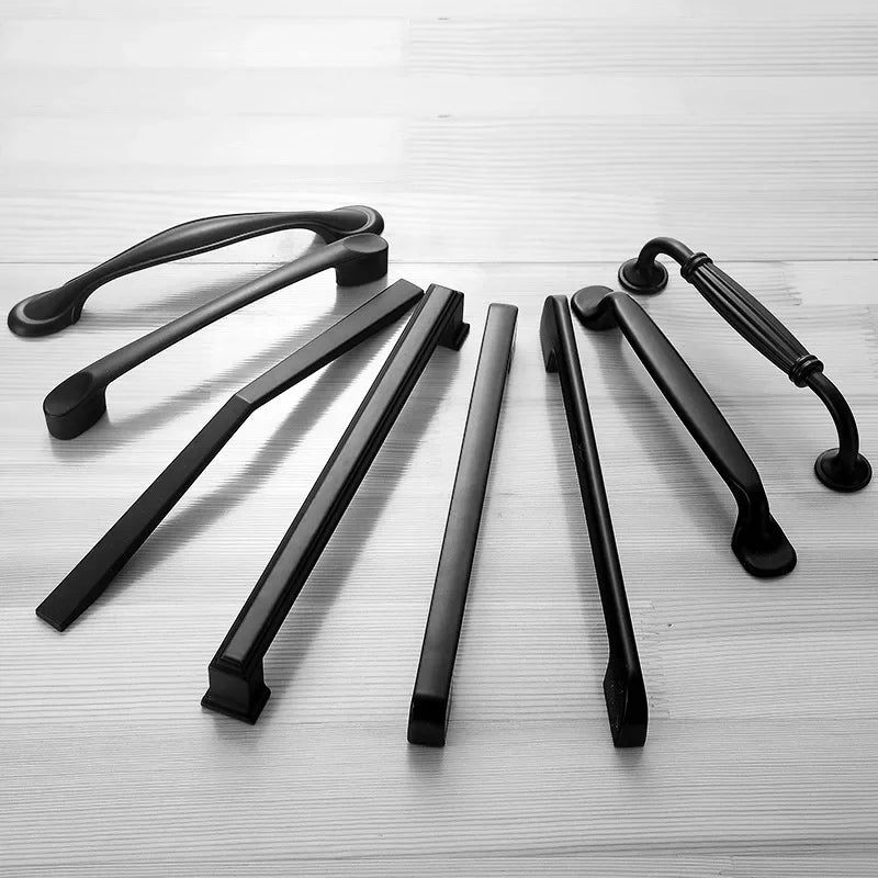 Black Cabinet Handles & Knobs – Modern Drawer Pulls, Cupboard & Kitchen Furniture Hardware