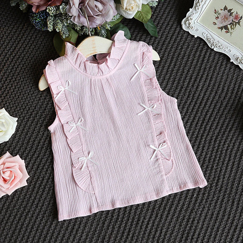 Toddler Girl Summer Outfit – Printed T-Shirt & Shorts Set (0–5 Years)