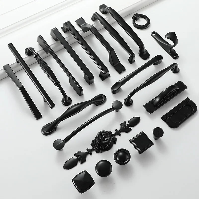 Black Cabinet Handles & Knobs – Modern Drawer Pulls, Cupboard & Kitchen Furniture Hardware