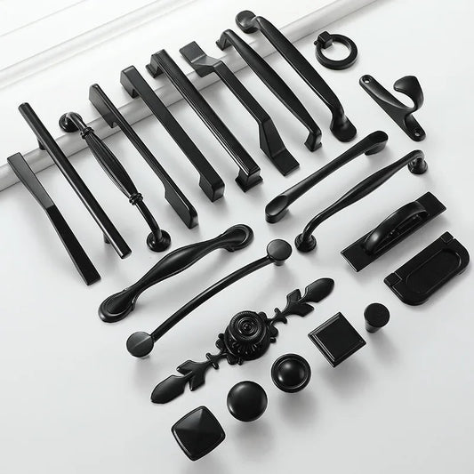 Black Cabinet Handles & Knobs – Modern Drawer Pulls, Cupboard & Kitchen Furniture Hardware