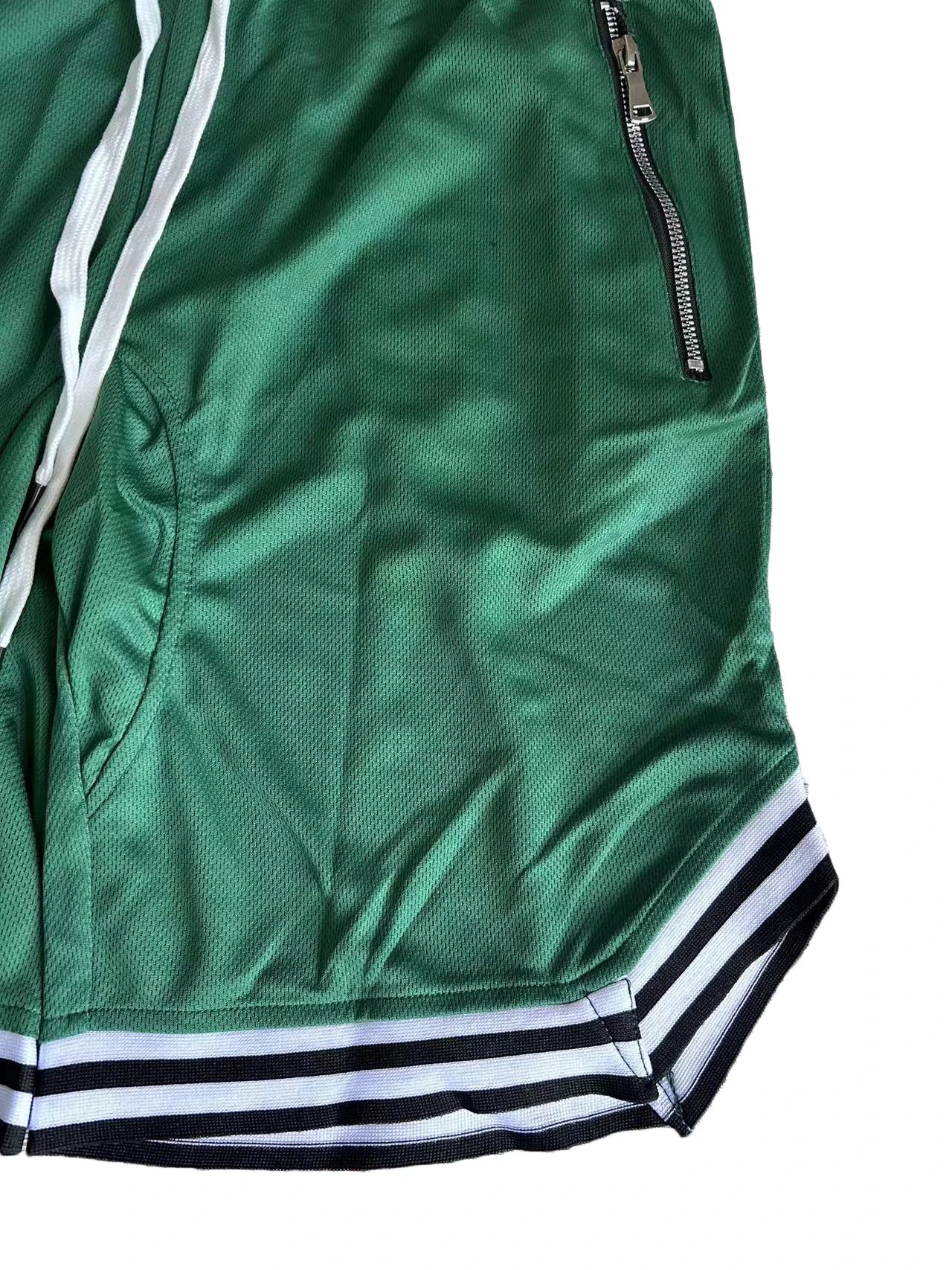 Men's Quick-Dry Sports Shorts – Breathable, Zipper Pockets, Drawstring, Loose Fit