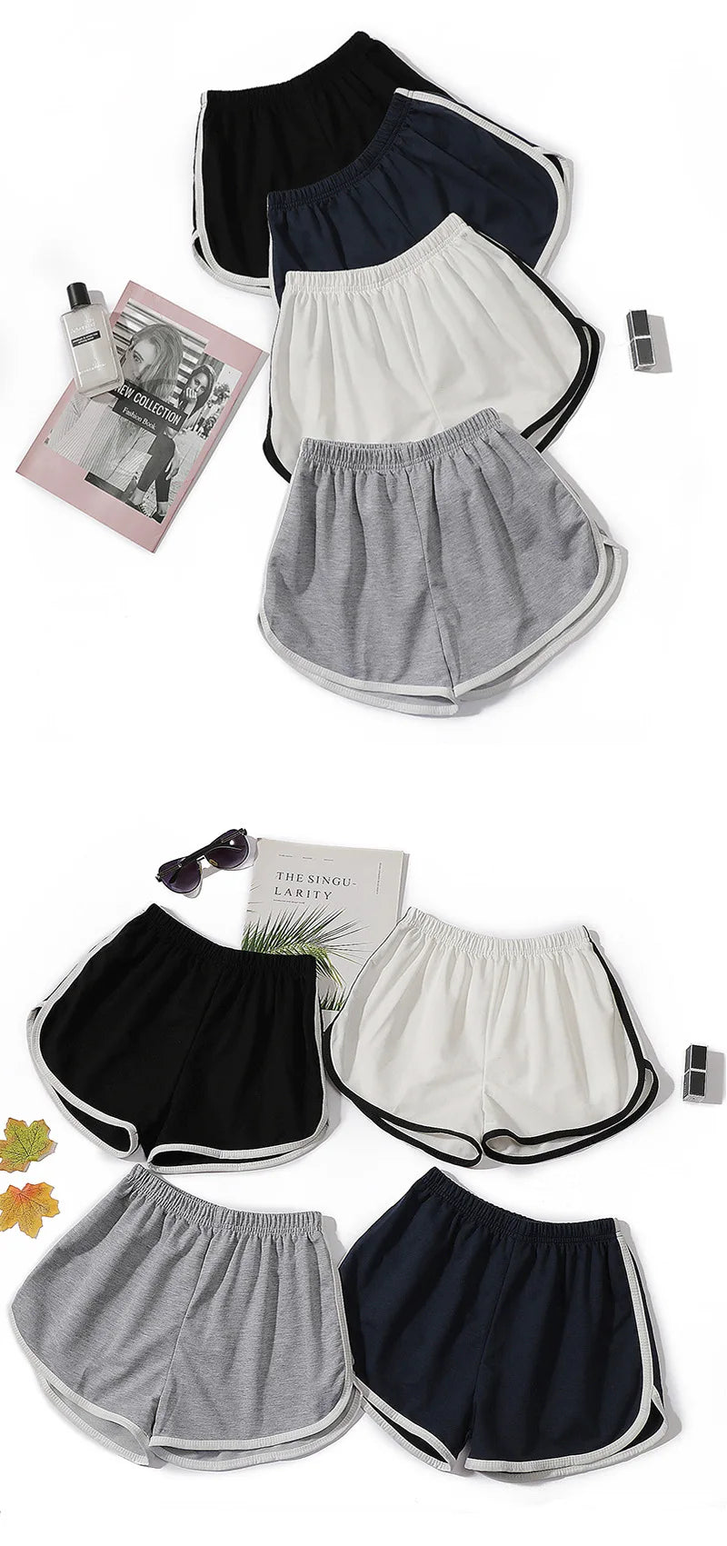 Women’s Quick-Dry Elastic Shorts – Loose, Lightweight & Summer-Ready