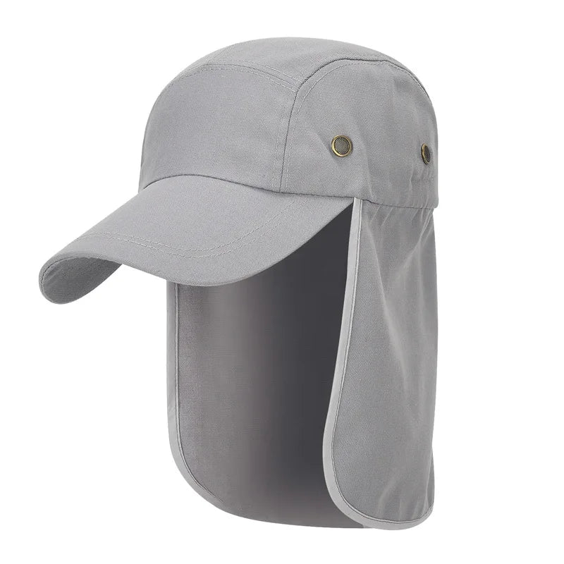 Outdoor Hiking & Fishing Hat – UPF 50+ Sun Protection Cap with Neck Flap for Men & Women