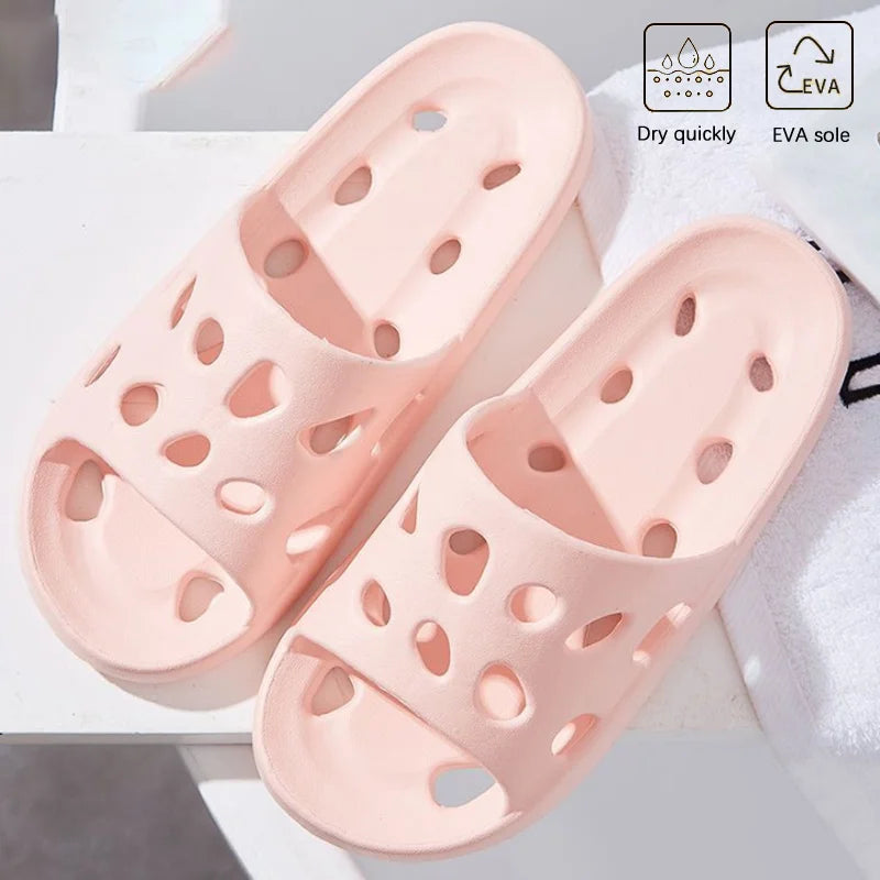 Bathroom & Beach Women’s Slippers – Lightweight, Non-Slip Flip Flops for Pool & Swimming