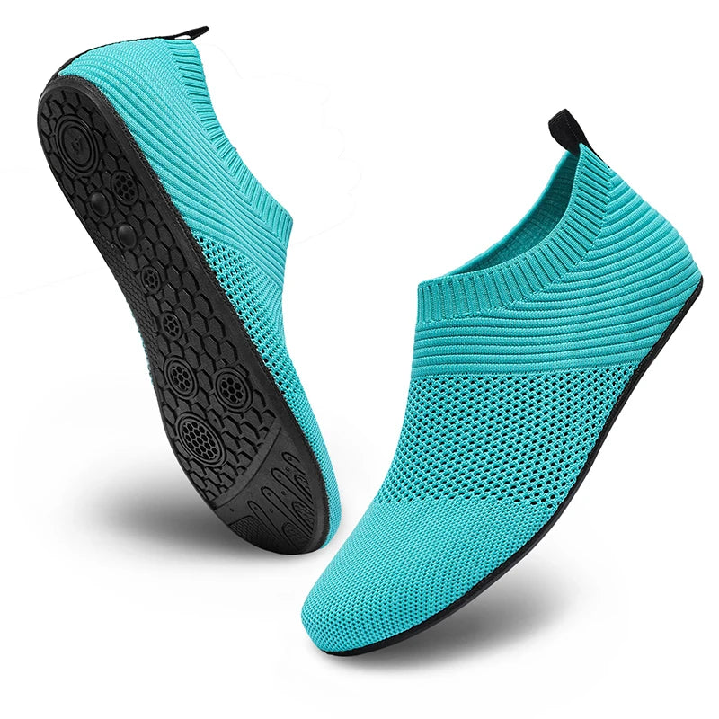 Unisex Quick-Dry Water Shoes – Barefoot Aqua Socks with Translucent Soles