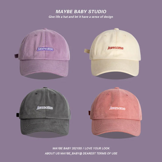 Spring/Autumn Baseball Cap/Hat– Unisex Hip Hop Snapback with Letter Embroidery