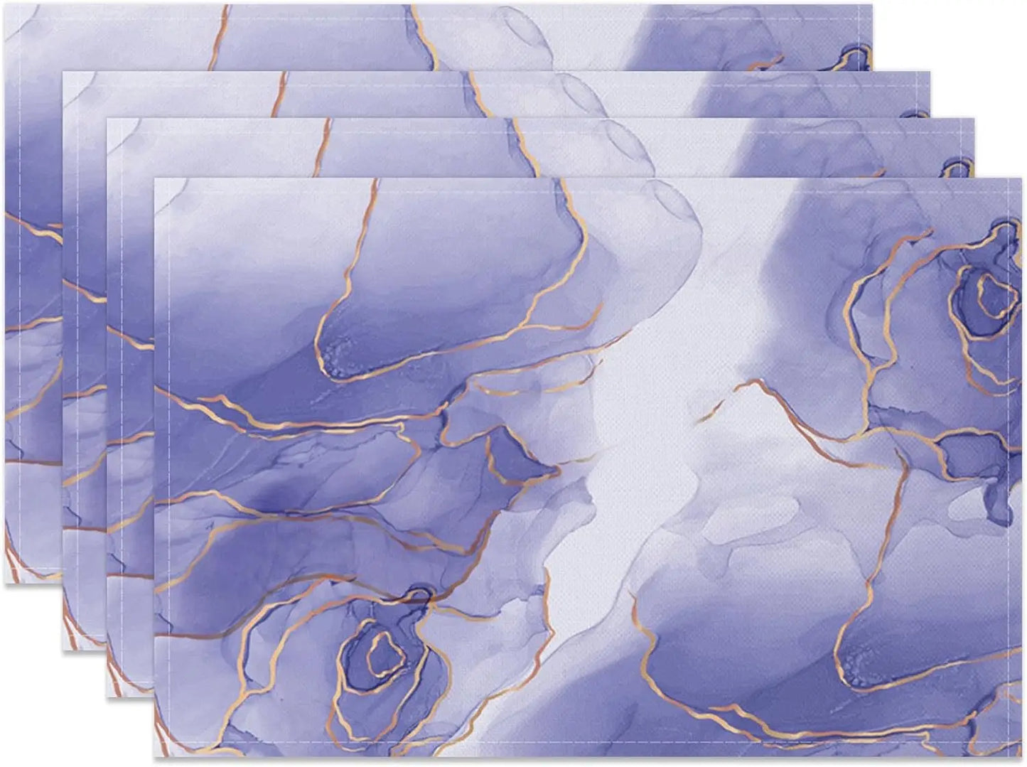 Modern Marble Placemats Set for Kitchen & Dining Table