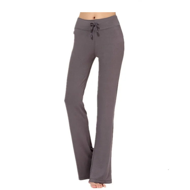 Women’s High-Waist Flare Yoga Leggings – Seamless Push-Up Workout Pants