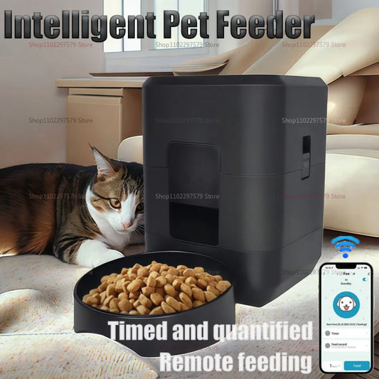 Smart 2L Automatic Pet Feeder – Wi-Fi Dry Food Dispenser with App Control for Cats & Dogs