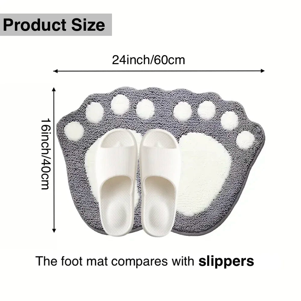 Bathroom Microfiber Bath Mat – Soft, Non-Slip, Water-Absorbent, Machine Washable