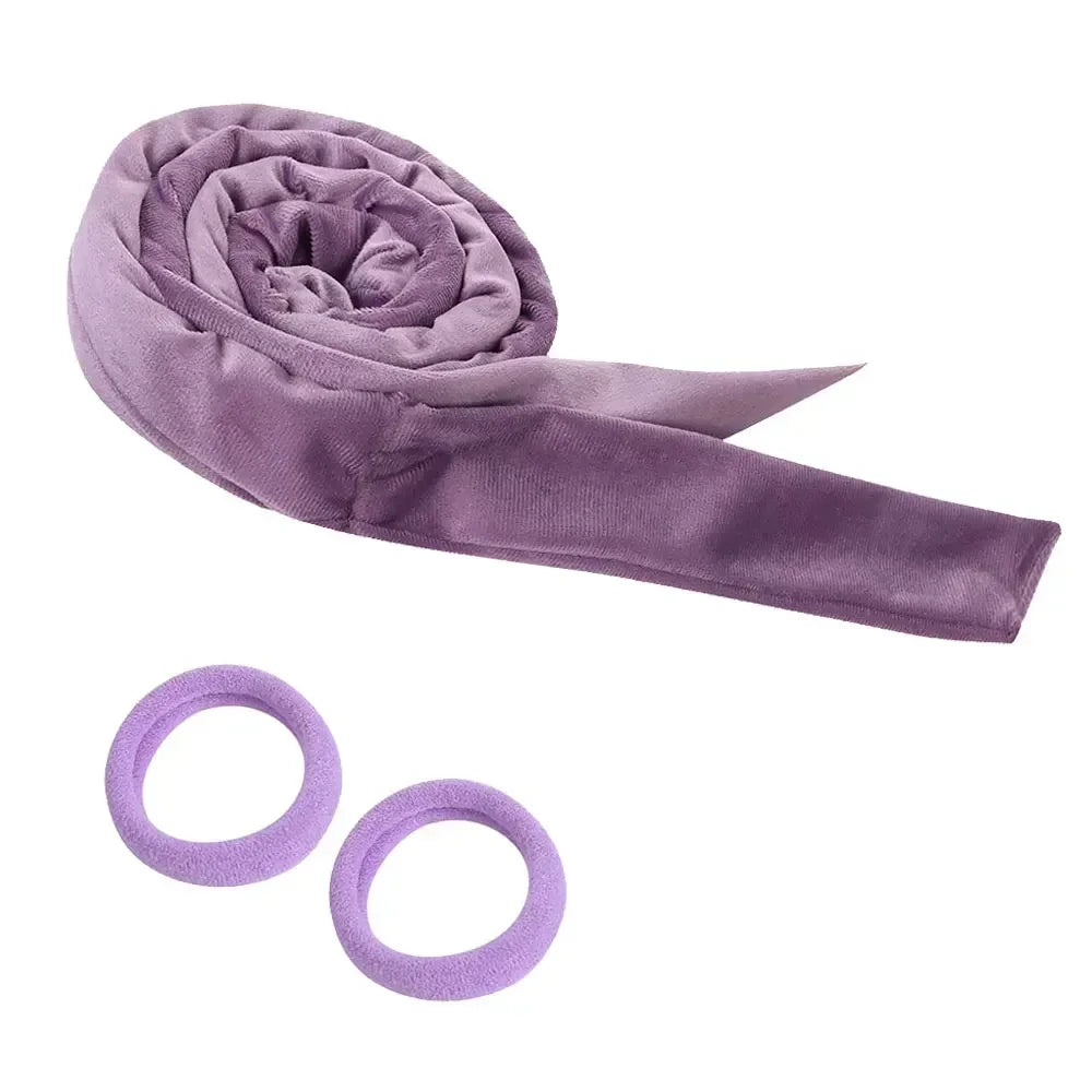 Heatless Curling Rod Headband – Soft, No-Heat Hair Rollers for Sleeping Curls