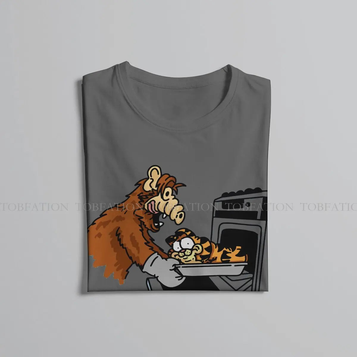 ALF Lasagna Graphic T-Shirt – Men’s Vintage Punk Cotton Summer Top