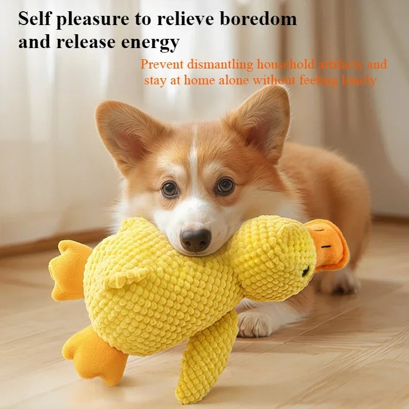 Durable Plush Dog Toys – Squeaky Chew-Resistant Puppy Teething Toy, Interactive Self-Entertaining Boredom Relief for Small & Medium Dogs