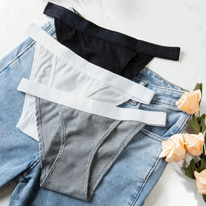 Women’s Cotton Briefs – Low-Waist Comfortable Panties, Lingerie Underwear