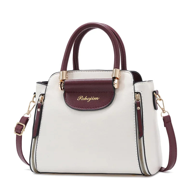 2025 Women’s PU Leather Handbag – Luxury Tote & Crossbody Shoulder Bag