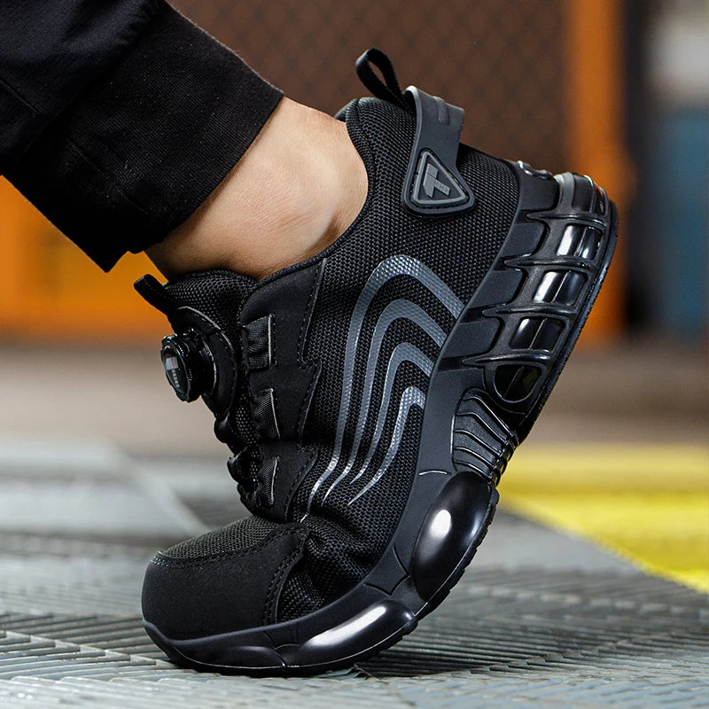 Men's Safety Work Shoes – Anti-Impact, Anti-Piercing, Stylish & Durable