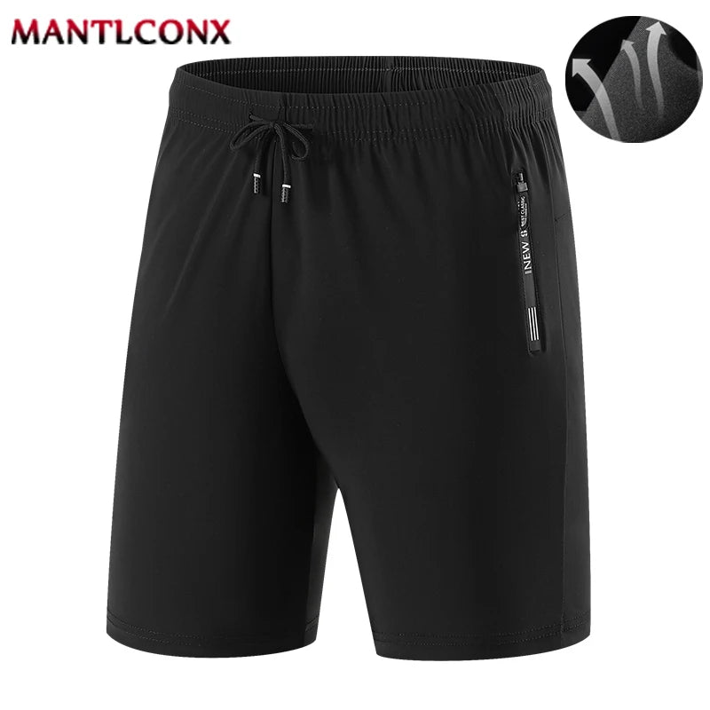 Men’s Summer Sports Shorts – Casual Running, Gym & Training Bottoms (Black/Gray)