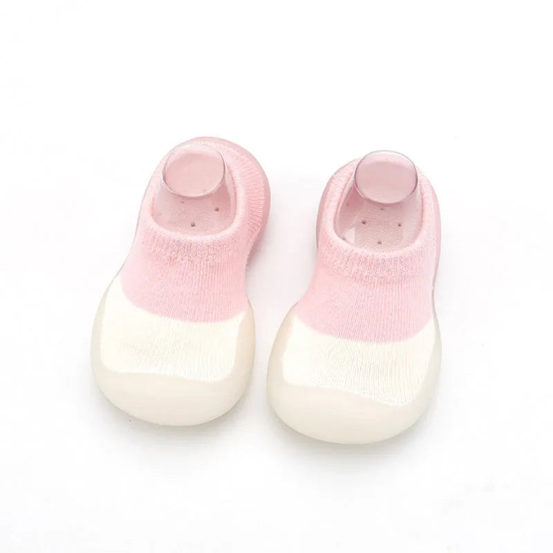 Baby First Walkers — Soft Non-Slip Knit Booties for Toddlers & Infants