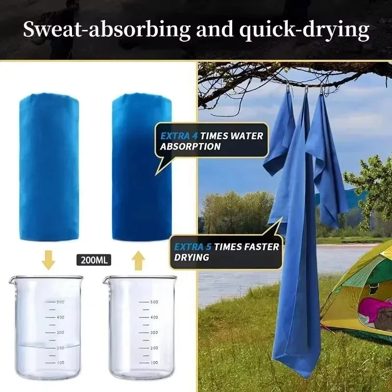 Quick-Dry Sports Towel 40x80cm – Lightweight Towel for Gym, Swimming, Camping & More.