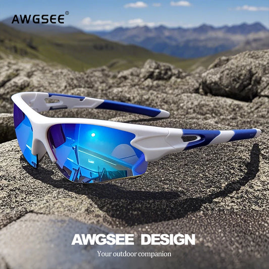 Unisex Sports Sunglasses – Semi-Rimless