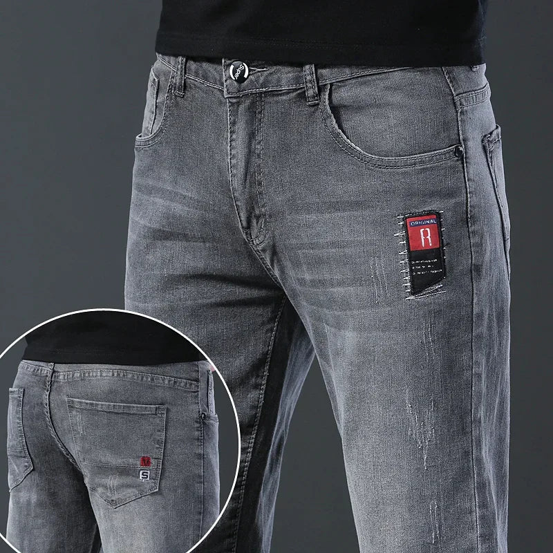 Men's Slim-Fit Stretch Denim Pants – Stylish & Comfy
