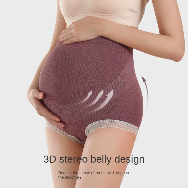High Waist Maternity Panties – Adjustable Belly Support Briefs