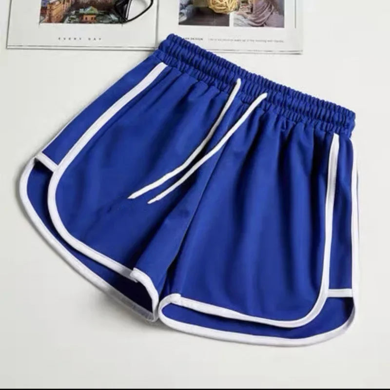 Women's Summer Yoga Shorts – Mid-Waist, Loose, Breathable, Wide-Leg Gym Pants